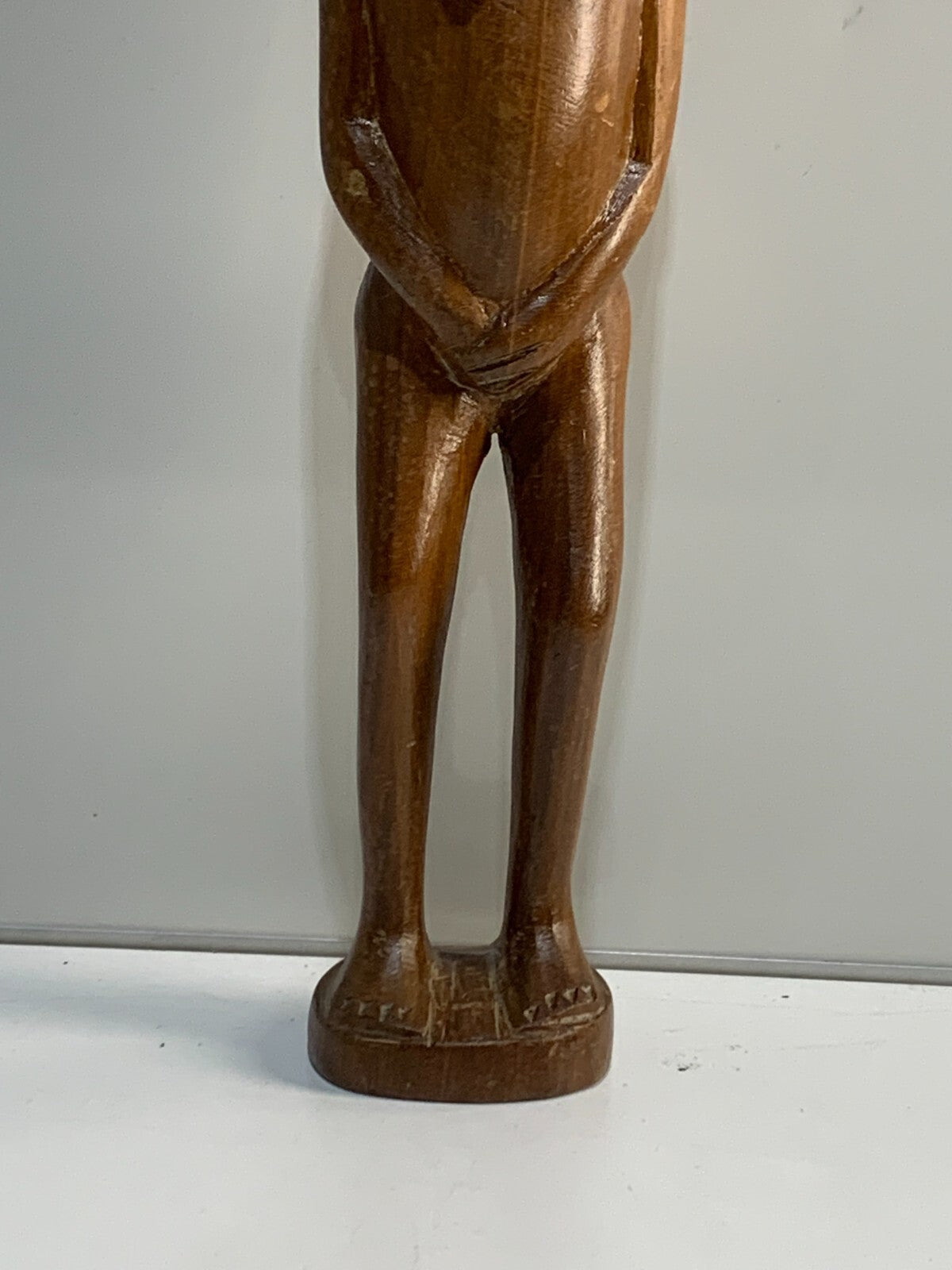 Beautiful Wood African Masai Warrior, Unique Rare