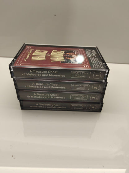 Reader's Digest A Treasure Chest of Melodies And Memories Cassette Tapes 1-4