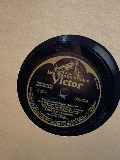 Vintage RCA Victor Concert Series The Yeoman of the Guard-Gilbert &Sullivan