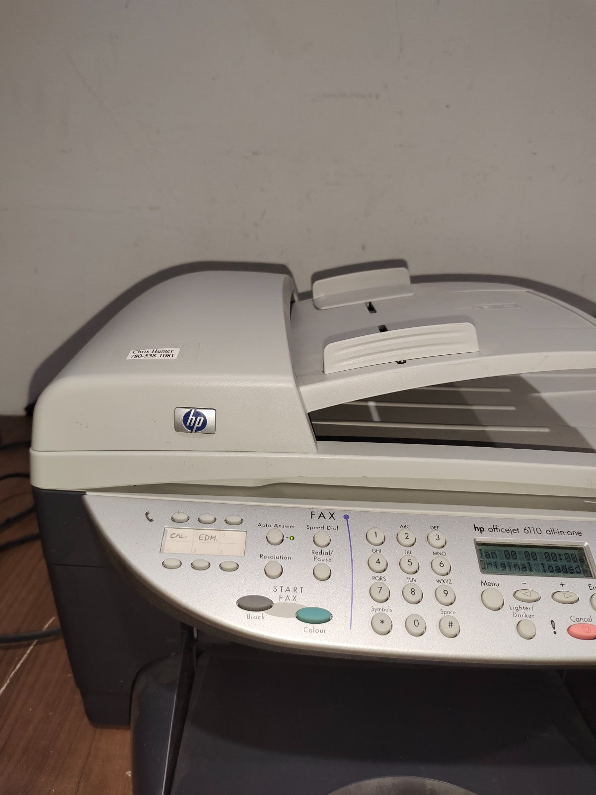HP Officejet 6110 All-In-One USB Printer Scanner Copier Fax
