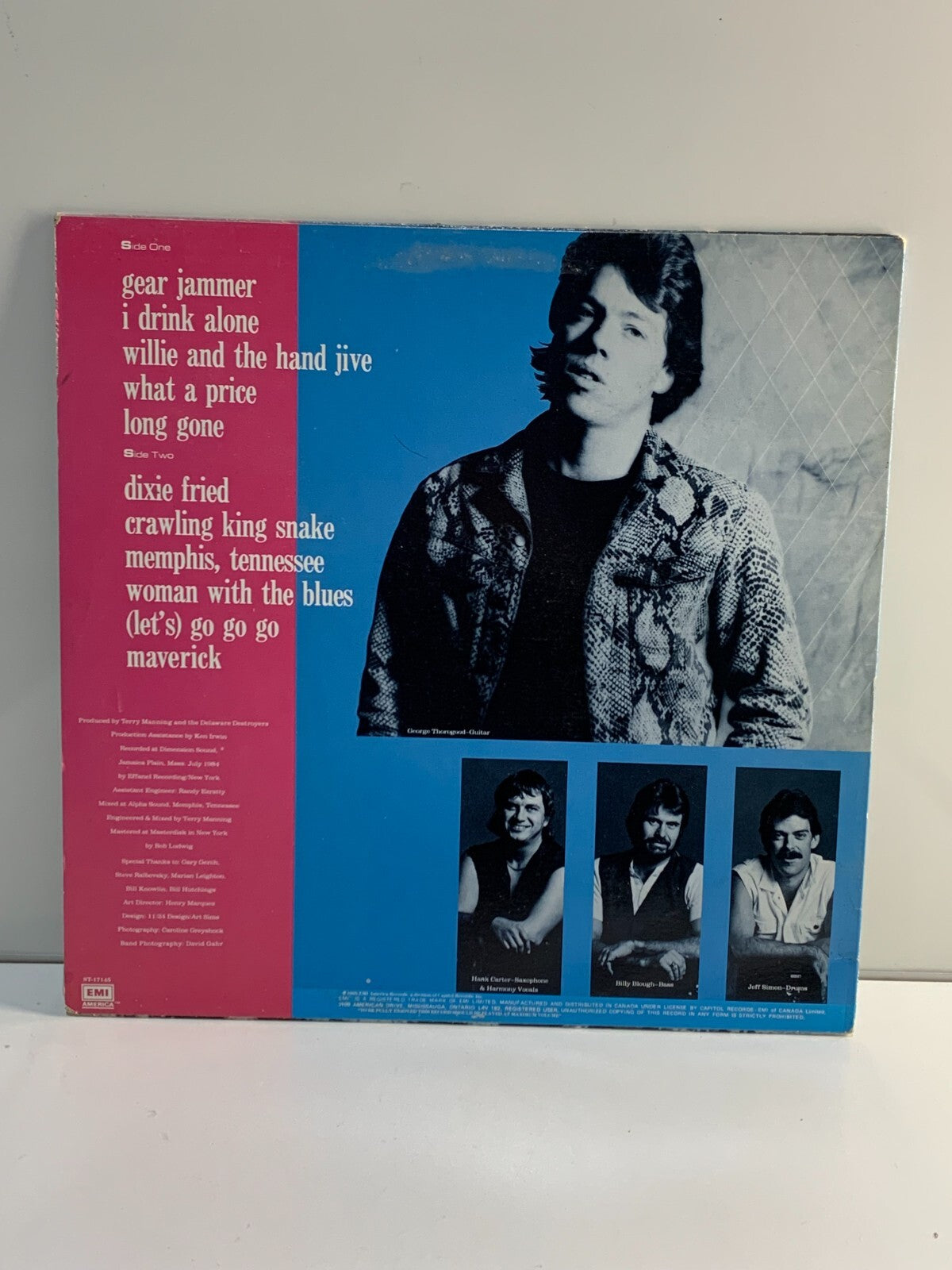 George Thorogood & Destroyers - Maverick-NM/VG 1985 Blues Rock EMI ST-17145