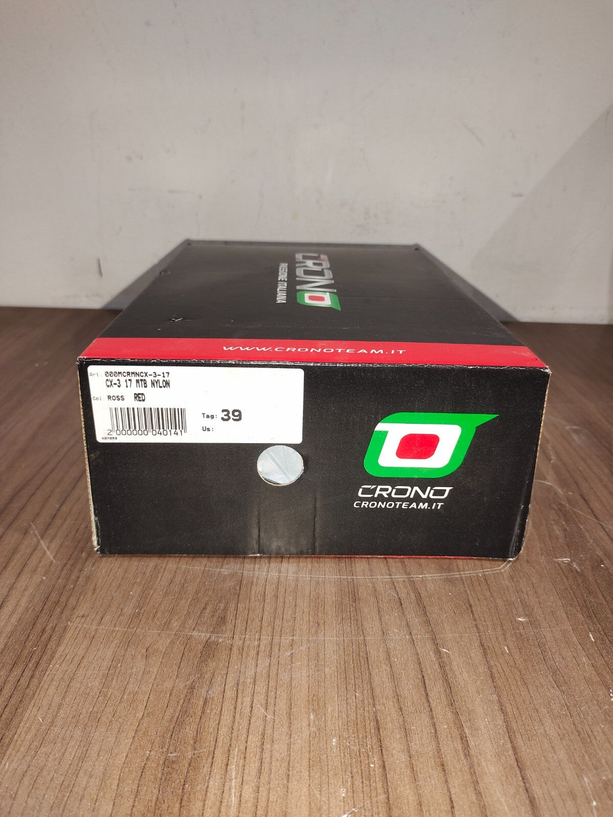 Crono CX-3 17 Mountain Bike Gravel BMX Shoes - Ross Red - Size - 39 (EUR)