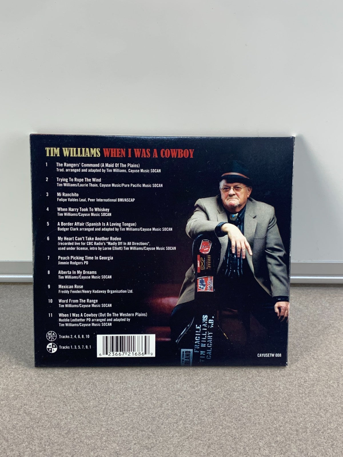 When I Was A Cowboy - Tim Williams (CD)
