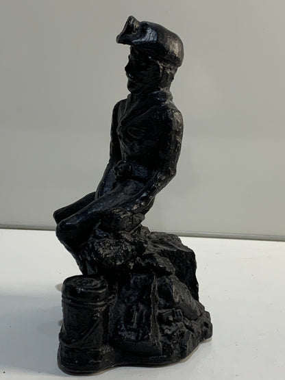 Coal miner figurine CRAFTED In WESTERN CANADA WITH CANADIAN COAL