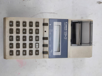 Vintage Canon TP-7 Electronic Pocket Printer Calculator