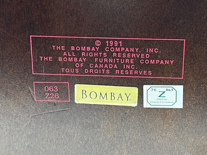 BOMBAY Company Large Keepsake Wooden "Book Shaped" Memory Box 12x14x3"