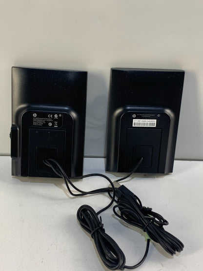HP H-204B USB Powered Slim Flat Laptop Speakers 63691