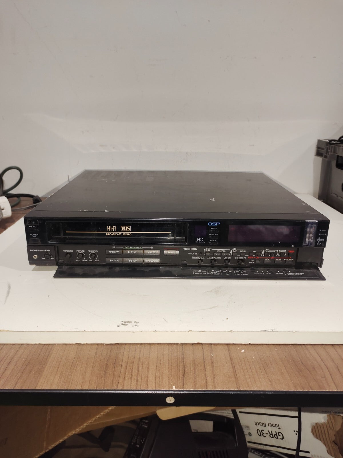 TOSHIBA M-7900 VCR VHS Player Recorder - For parts