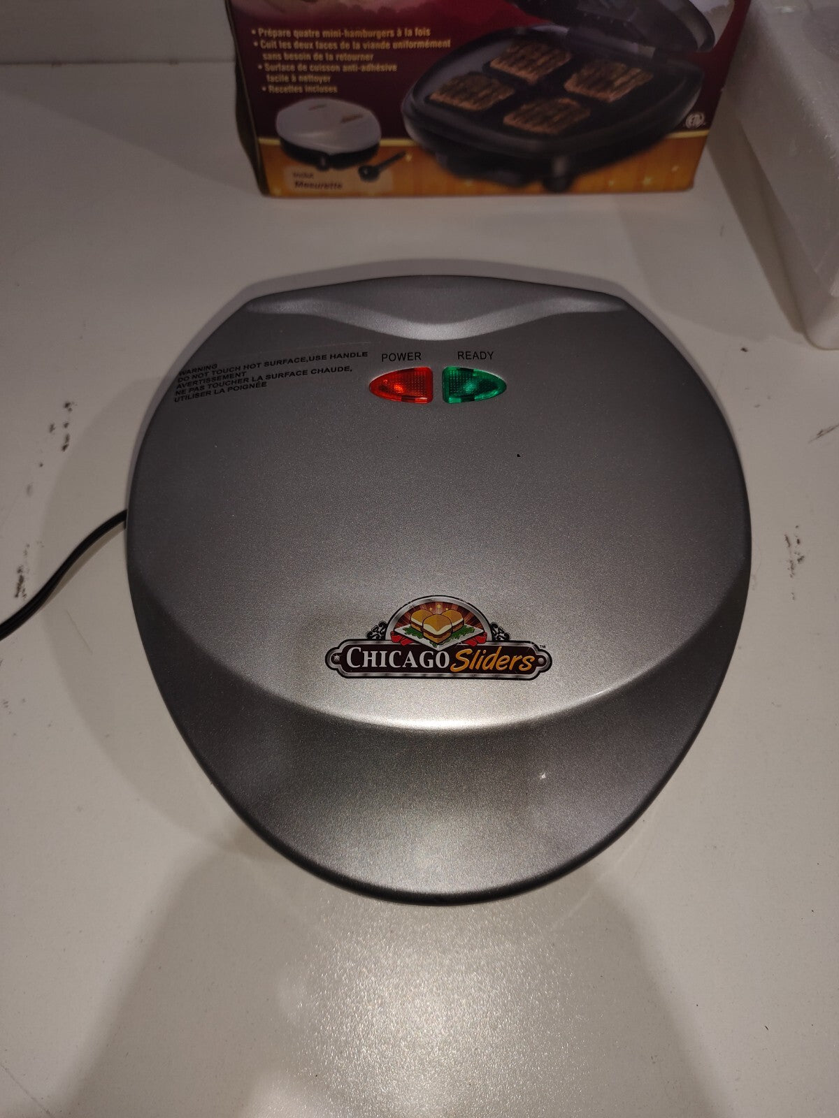 Chicago Sliders Non-stick Electric Grill - New In Box