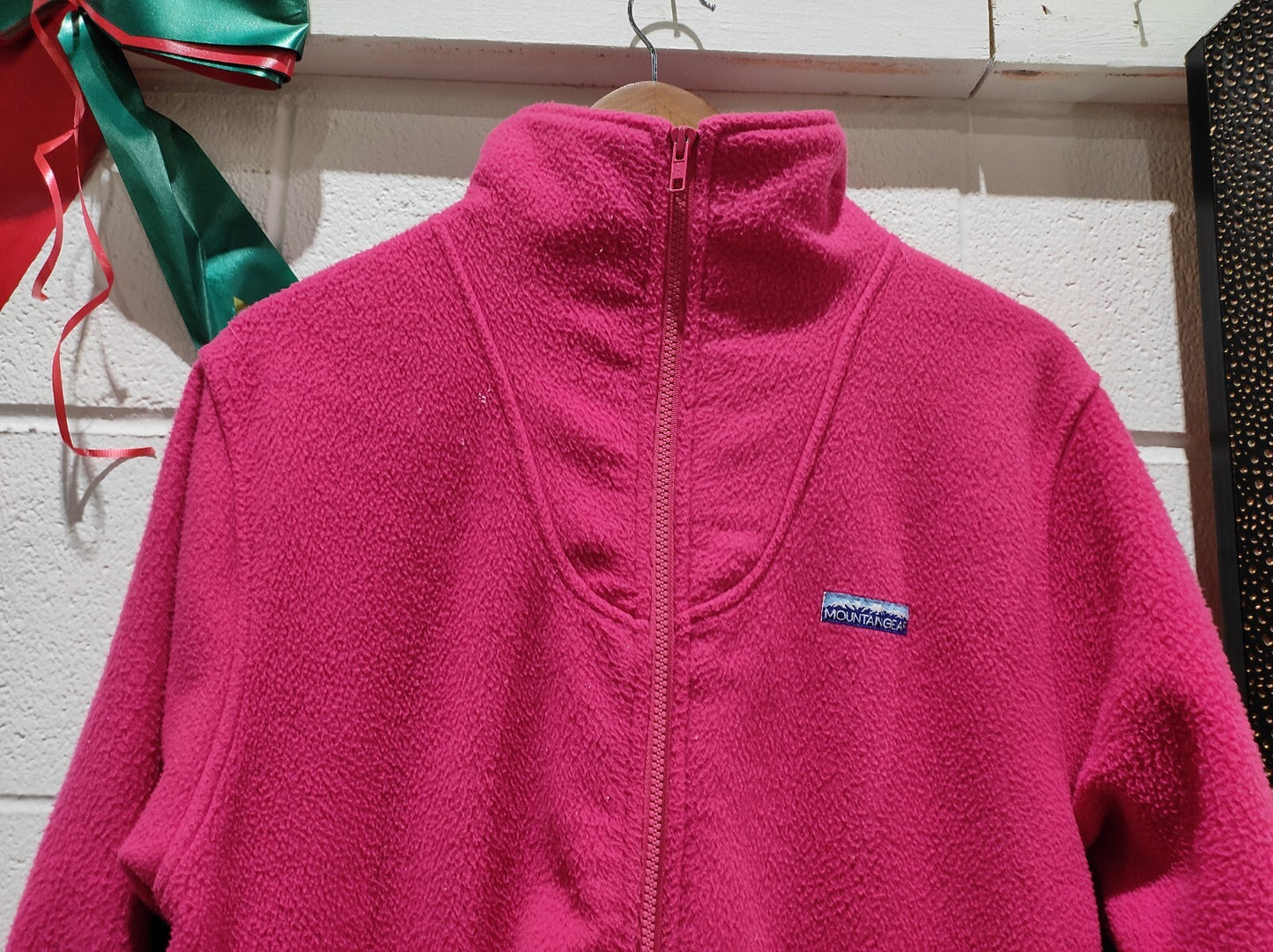 Vintage 1990s Mountain Gear Full Zip Fleece Sweatshirt Size- M