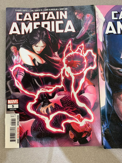 Captain America #5 & #8 (2019) Marvel Comics Alex Ross Cover VF/NM Set