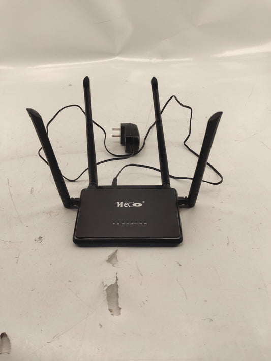 MECO N300 Smart Wifi Router  Black MC-WR630S