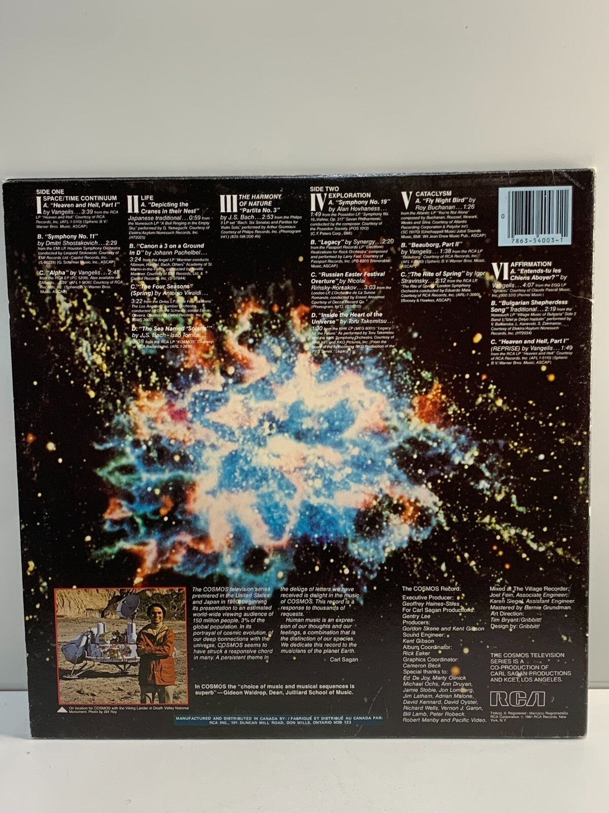 "The Music Of Cosmos" Vinyl Record