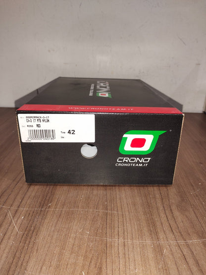 Crono CX-3-17 MTB NYLON Ross Red Shoes - Size - 42 (EUR)