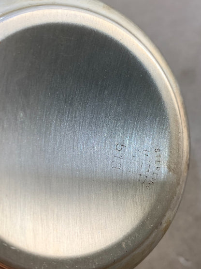 VINTAGE WEB 513 STERLING SILVER CUP. NOT MONOGRAMMED. 2x2.2. 36.85GRS