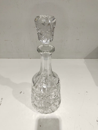 Pinwheel with Star etched decanter - Collectible