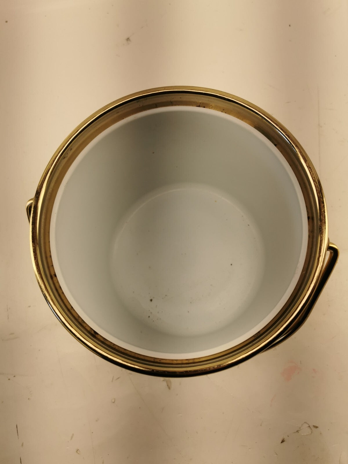 Vintage Modern Gold Plastic Ice Bucket