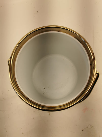 Vintage Modern Gold Plastic Ice Bucket