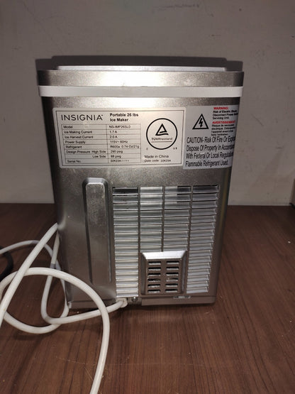 Insignia NS-IMP26SL0 Portable Ice Maker Bullet Nugget Large Small Countertop