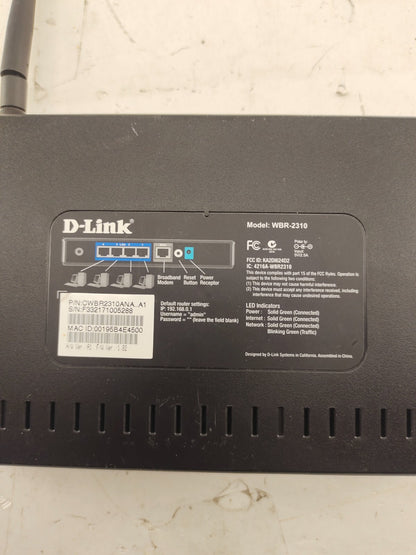 D-Link WBR-2310 Wireless G Router