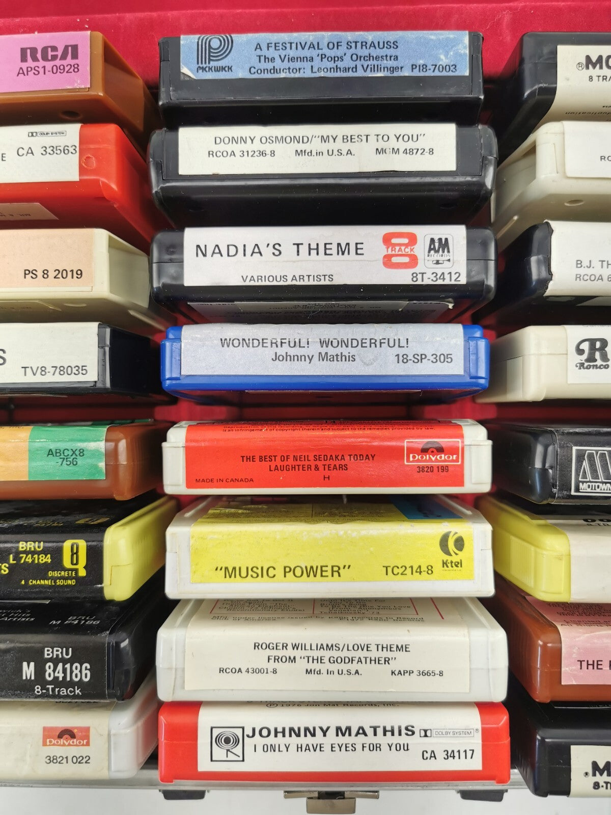 Vintage 12 Track Tapes and Cary Case