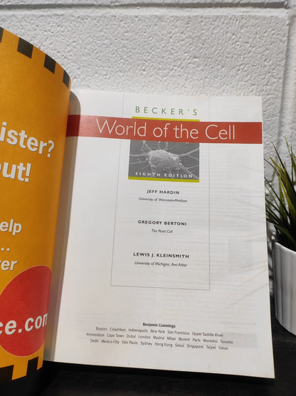 Becker's World of the Cell by Gregory Paul Bertoni, Lewis J. Kleinsmith and Jeff