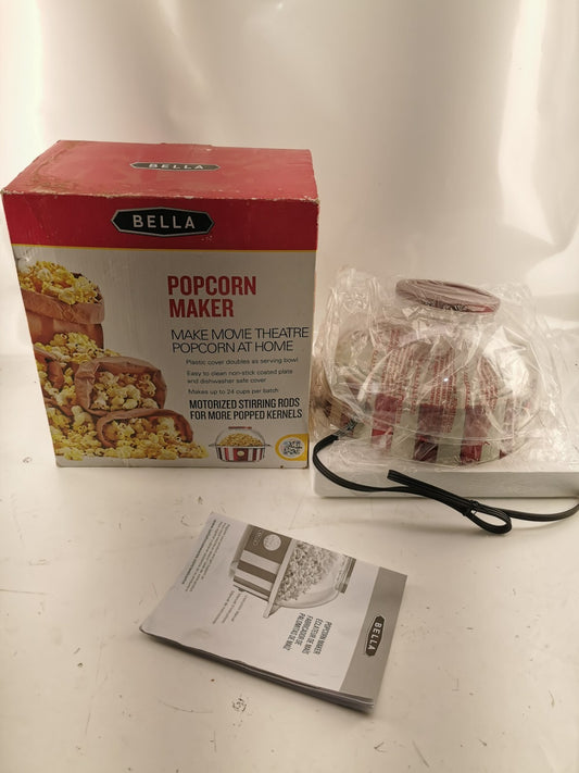 Bella Festive Stir Stick Electric Nonstick Popcorn Maker - 24-Cup Capacity