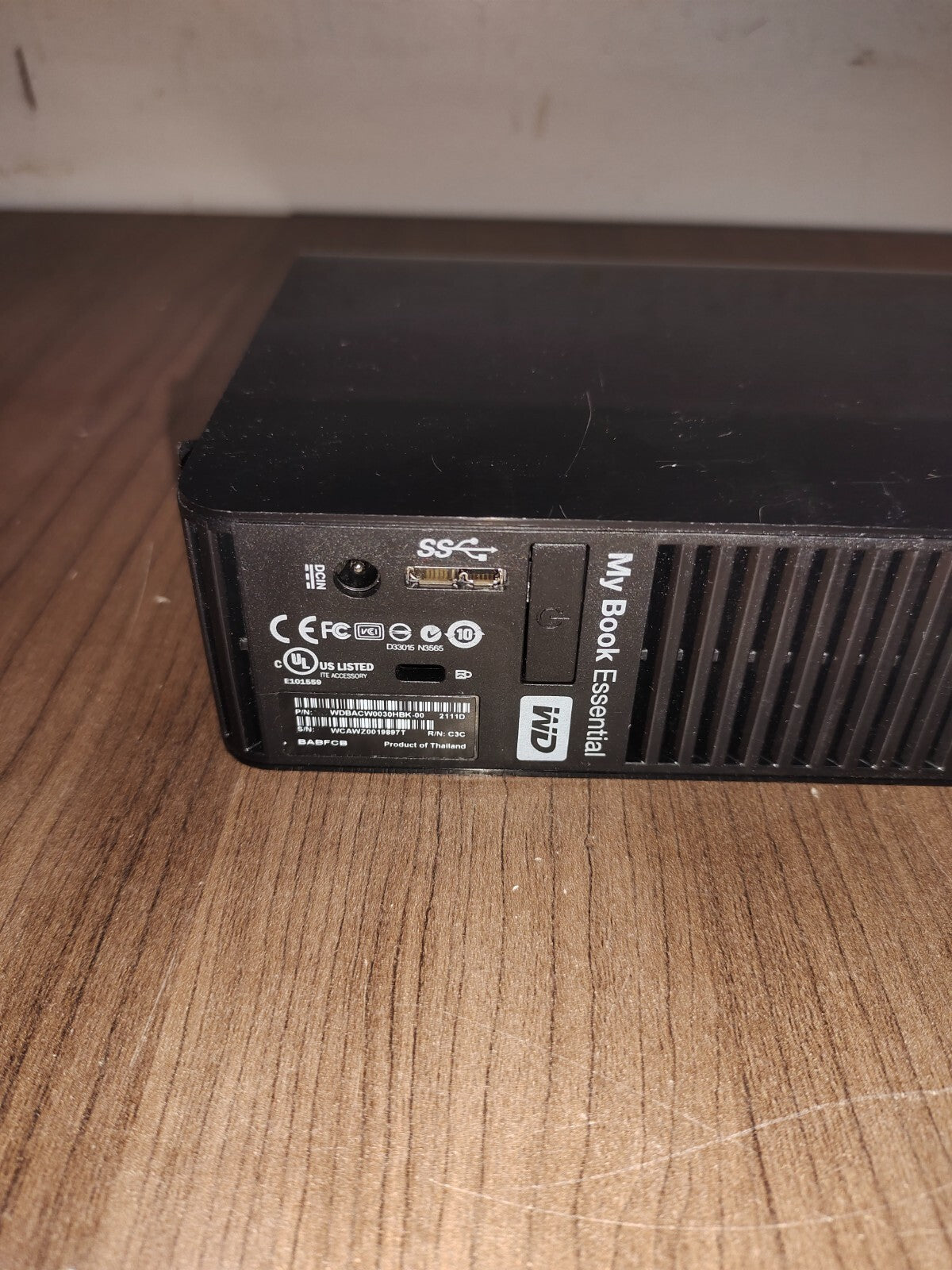 WD My Book Essential External Hard Drive 500GB USB 2.0 - 2