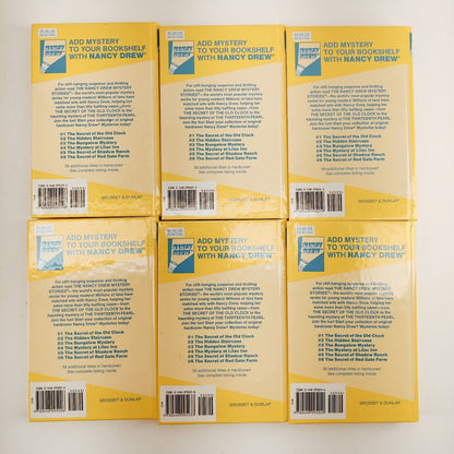 Nancy Drew by Carolyn Keene Volumes 19-24 HC Books 2003-2004 Printing