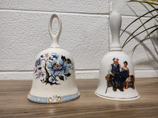Vintage Sadler Porcelain Bell & Lighthouse Keeper's Daughter CERAMIC BELL