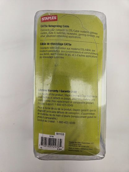 50FT Cat5e Ethernet Patch Cord Grey LAN Internet Cat 5e Cable RJ45 Router Cord