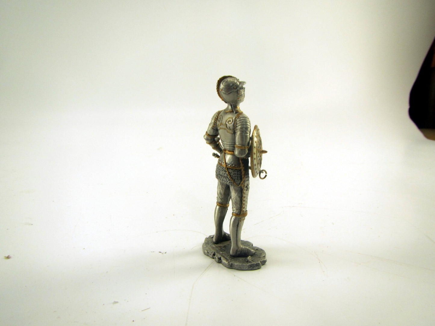 Veronese Knight Pewter Statue