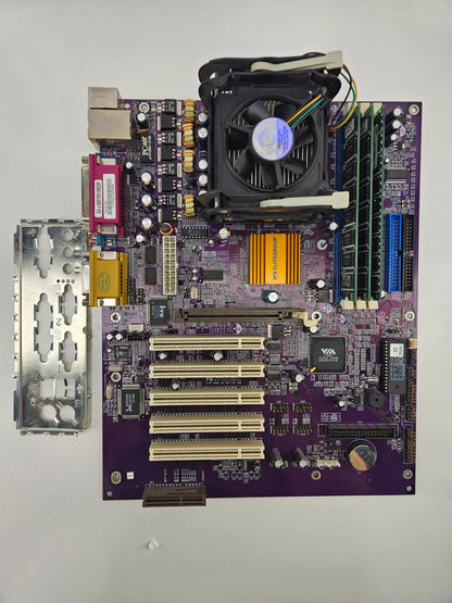 ECS ELITEGROUP P4VXAD rev: 1.0 w/ Pentium4 1.6 GHz - 768MB Memory