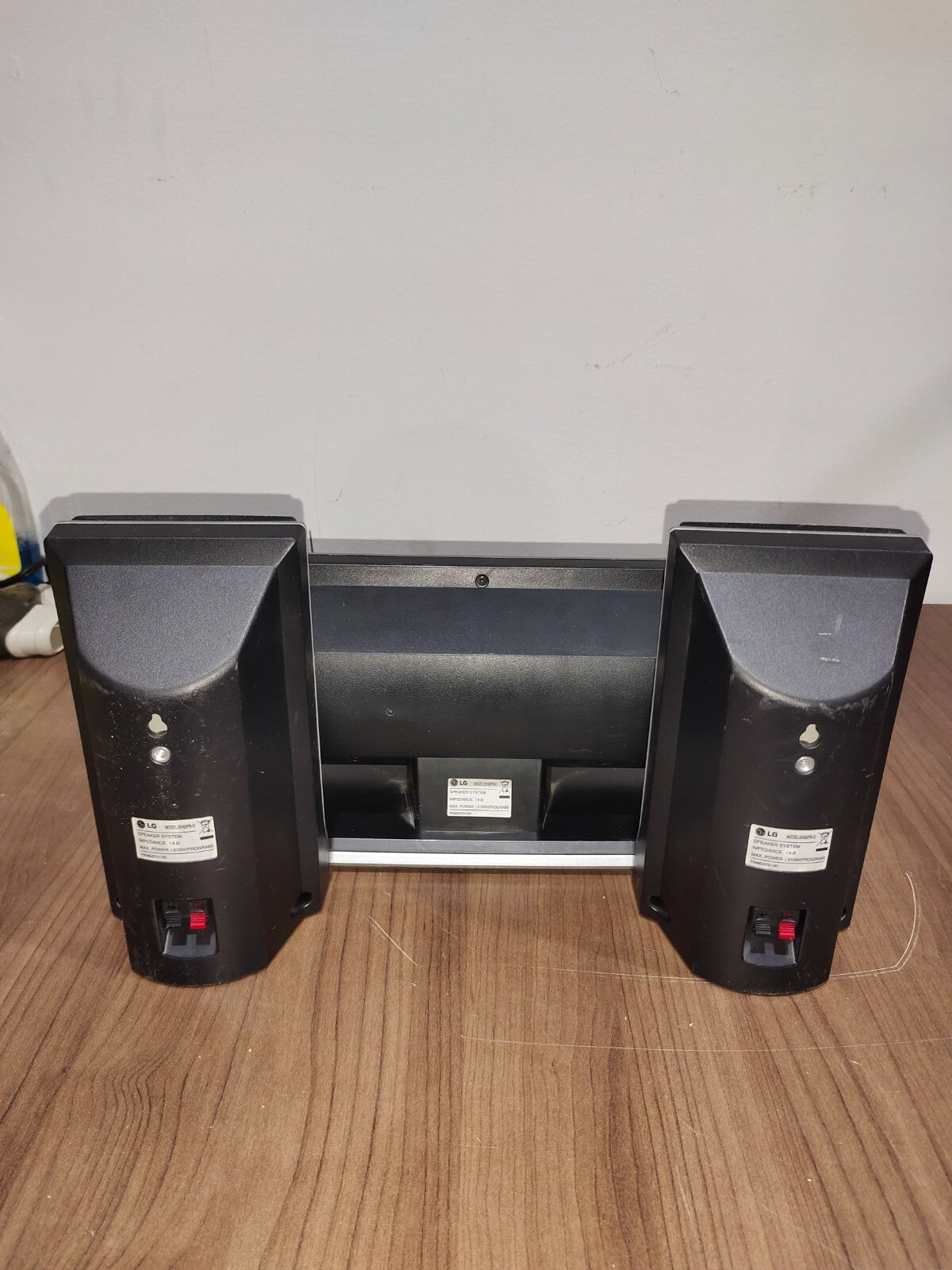 LG SH92PB-S Surround Speaker Black Silver Trim - Set of 3
