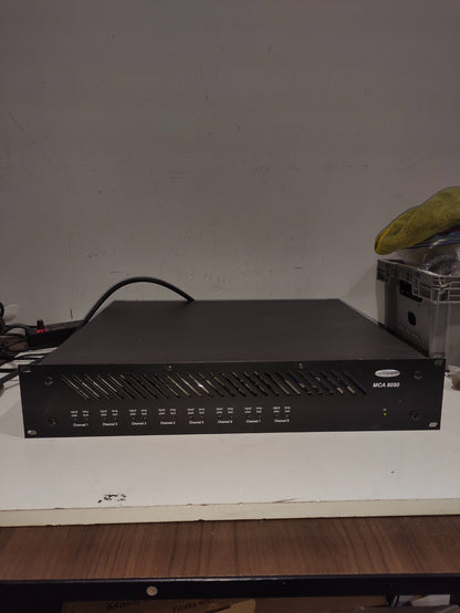 Biamp MCA 8050 Multi Channel Amplifier - Working