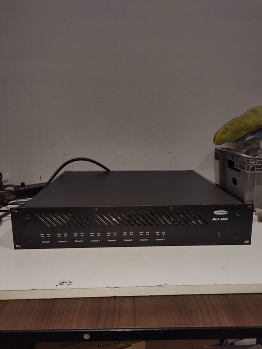 Biamp MCA 8050 Multi Channel Amplifier - Working