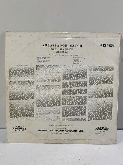 European Concert Recordings by Ambassador Satch LP