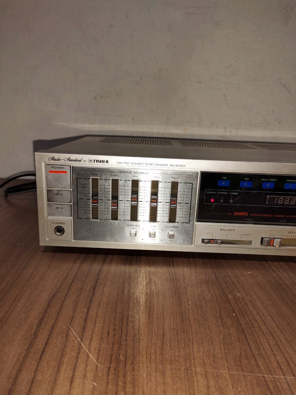 Vintage Fisher AM-FM Stereo Synthesizer Receiver - RS-225