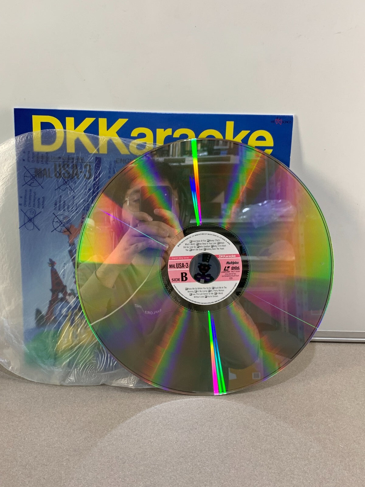 DK KARAOKE English Song Series Laserdisc LD MAL USA-3 Multiplex Laser Disc