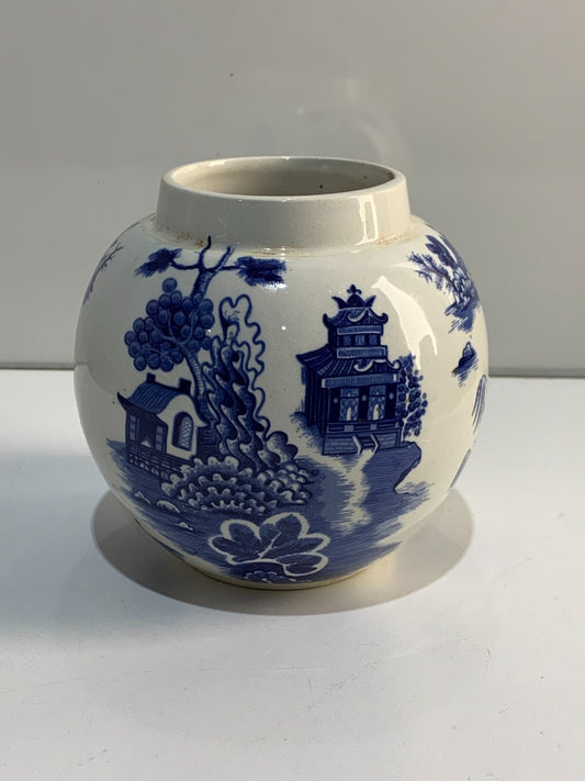 Rare Burleigh IRONSTONE STAFFORDSHIRE cauldon vase