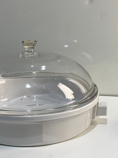 Princess House Nouveau Large Skillet & Lid, White