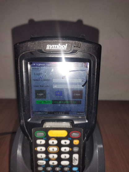 Symbol CRD3000-1000R Charging Cradle & MC32N0 Barcode Scanner