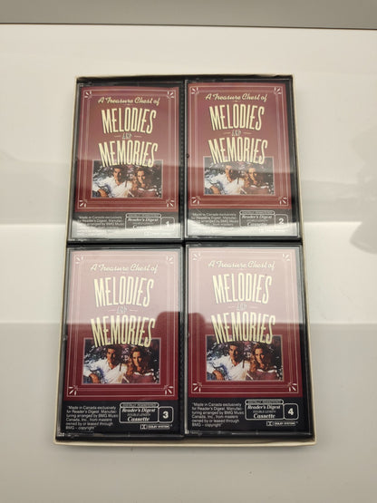 Reader's Digest A Treasure Chest of Melodies And Memories Cassette Tapes 1-4