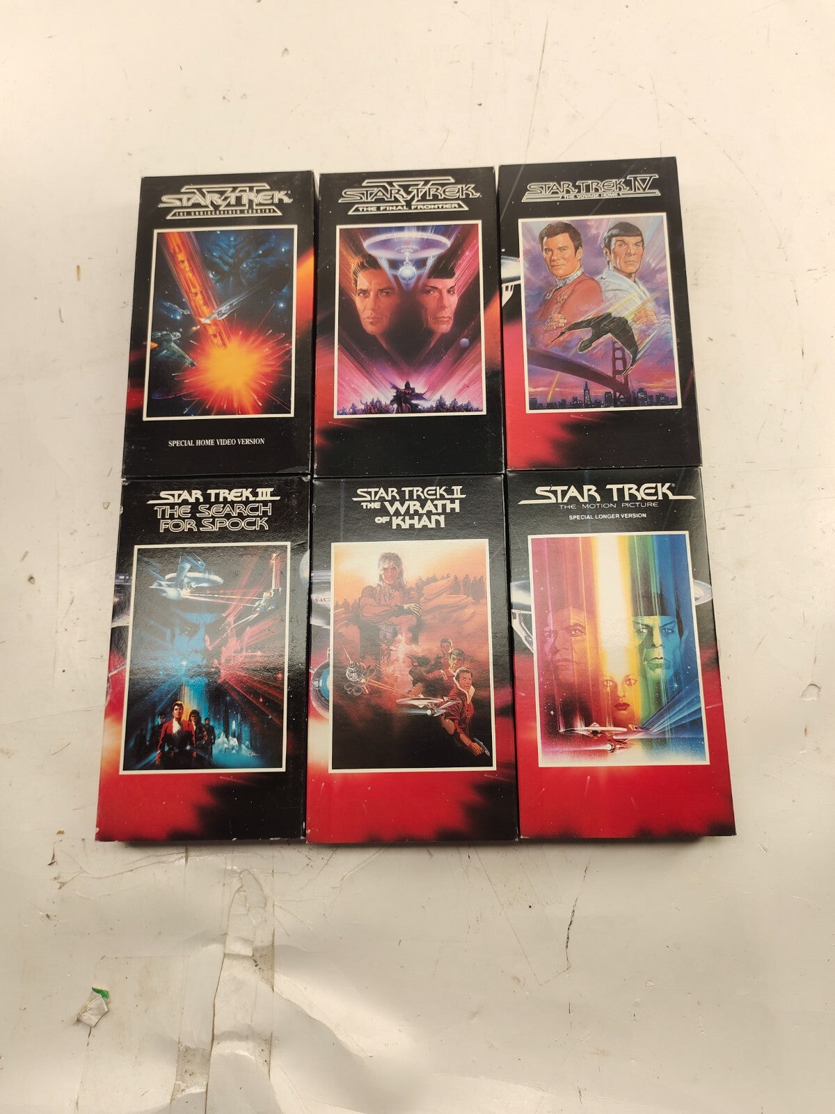 Vintage Star Trek - The Movie Collection VHS 1993 6 Tape Set