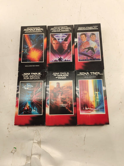 Vintage Star Trek - The Movie Collection VHS 1993 6 Tape Set