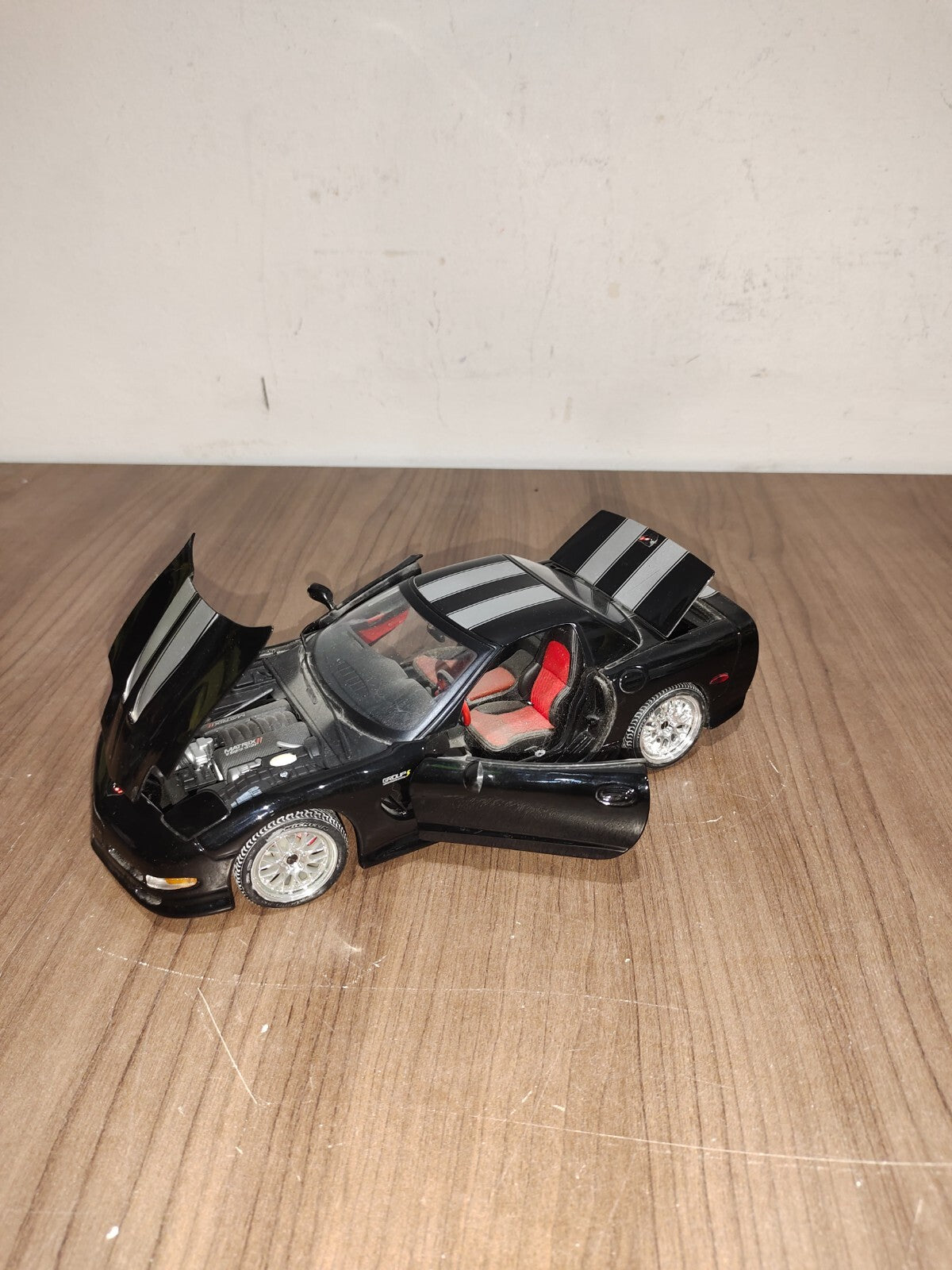Maisto Special Edition Black Specter Werkes Chevy Corvette Z06 Diecast 1:18