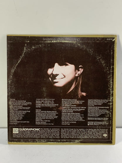 BARBRA STREISAND Barbra Joan Streisand QUADRAPHONIC COLUMBIA CQ 30792