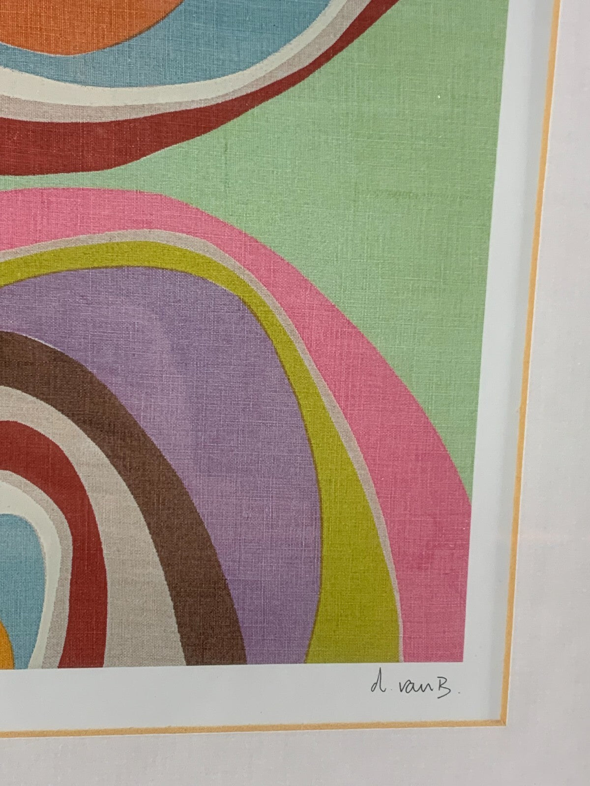 COLOUR EXPERIMENT BY D VAN B, Signed And Framed Offset Lithograph Print By Ikea