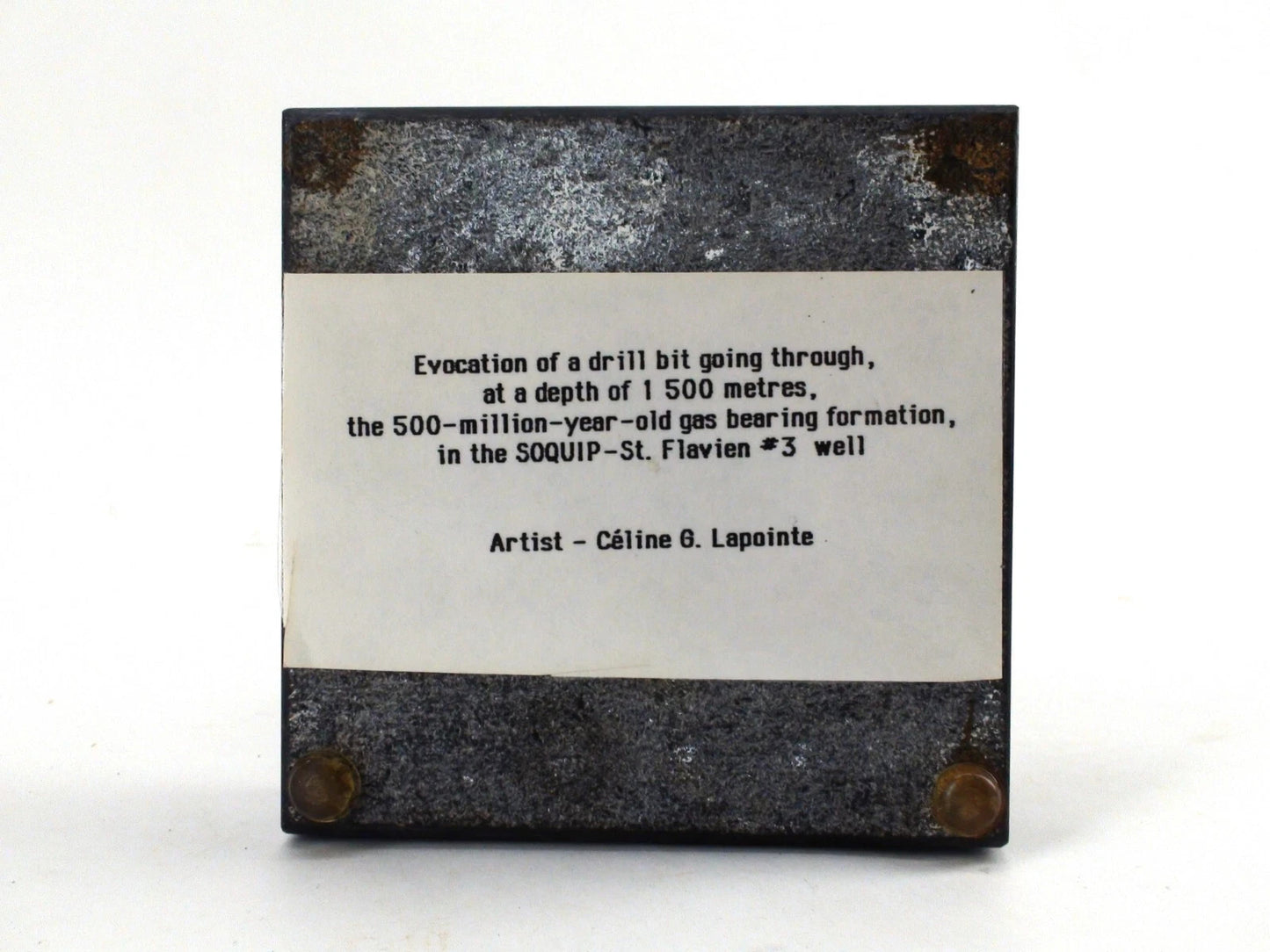 Celine G. Lapointe - Abstract Completed Drill Bore, Bronze Statue - Canadian Art