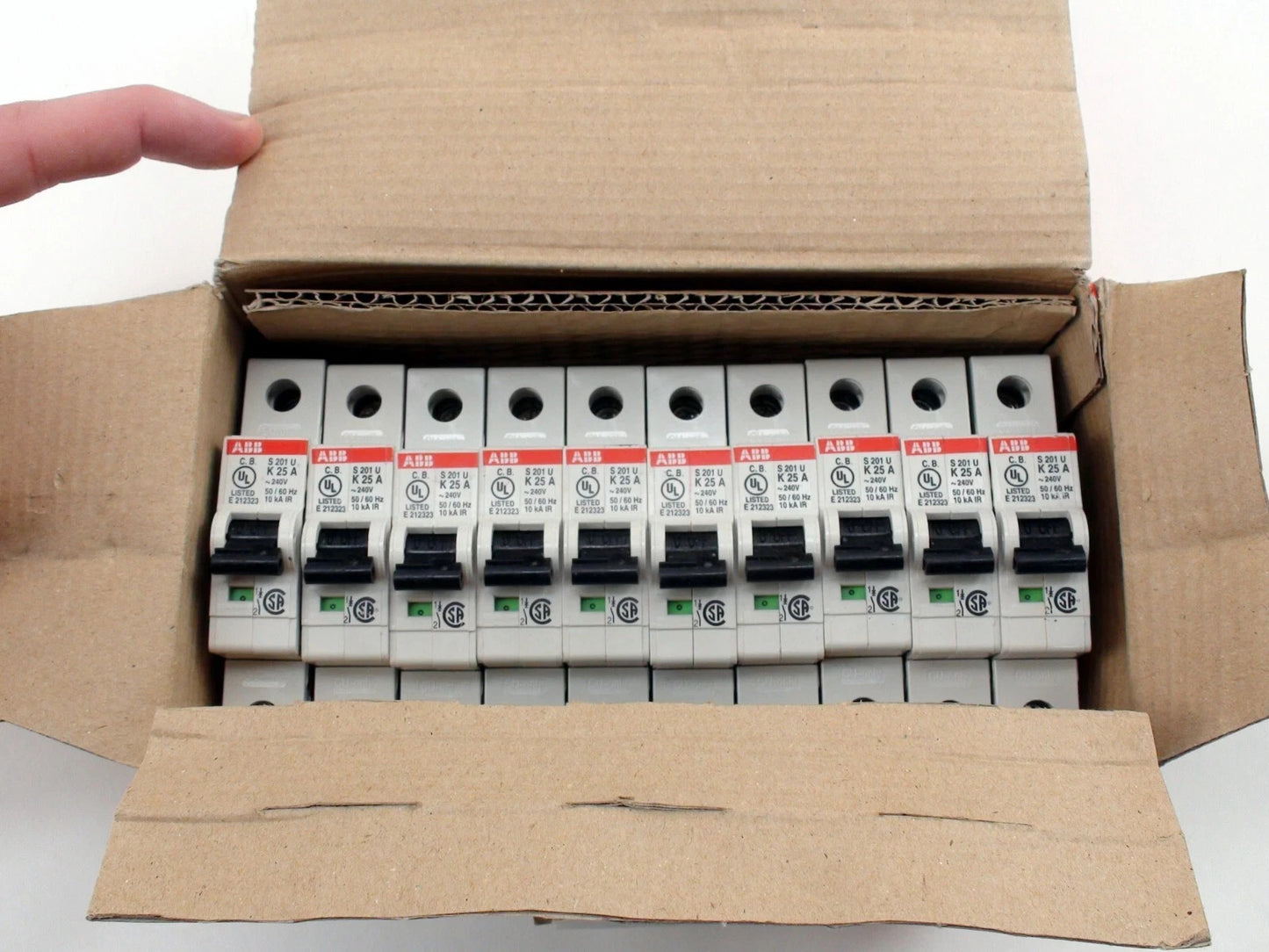 S201U-K25 Miniature Circuit Breaker, 1P K 25A 240 BCPD, S200U Series